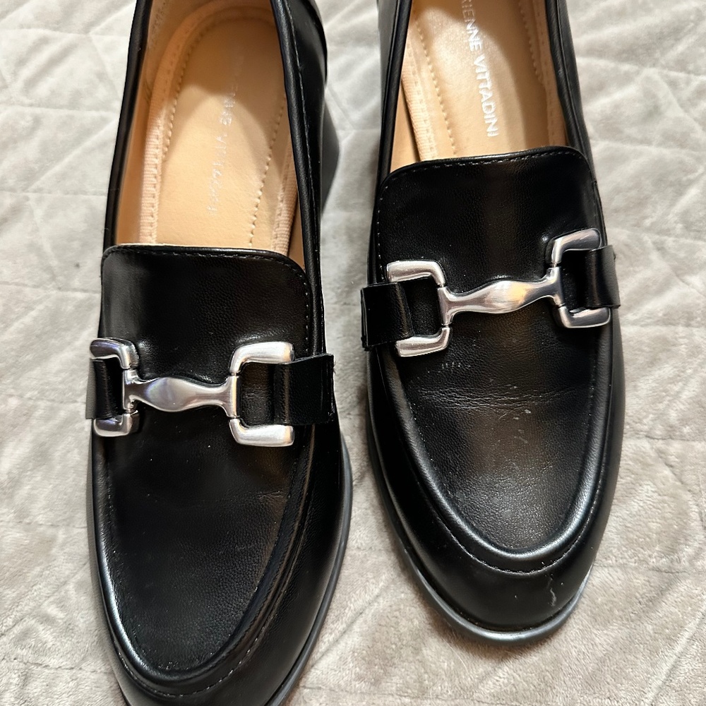 ADRIENNE VITADINI SHOES BLACK WITH LOW HEEL 7.5